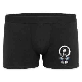 Llamas They Come Horror Llama Design - Men's Boxer Shorts - black - Front