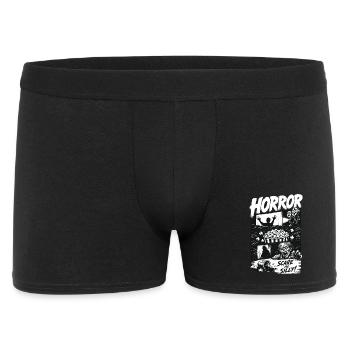 Horror Popcorn Comic Style - Men's Boxer Shorts - black - Front
