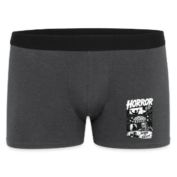 Horror Popcorn Comic Style - Boxer Homme - charbon - Devant