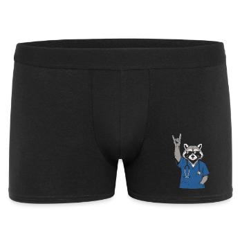 Infirmier Rock Raton Laveur - Humour Infirmière - Boxer Homme - noir - Devant