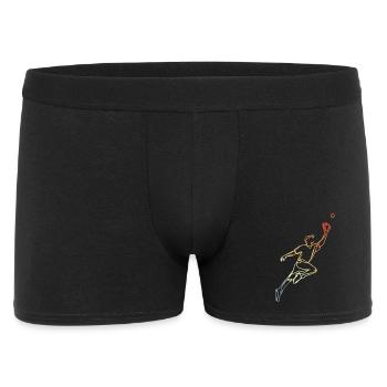 Sketch d’un joueur de baseball vintage - Boxer Homme - noir - Devant