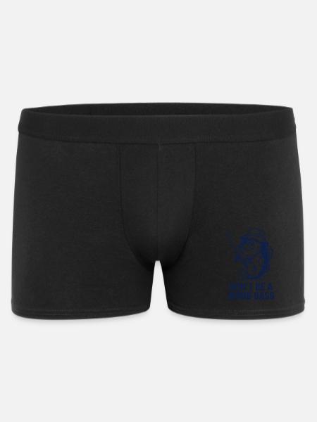 Pêche Pêcheur Pêcheur Bar - Boxer Homme - noir