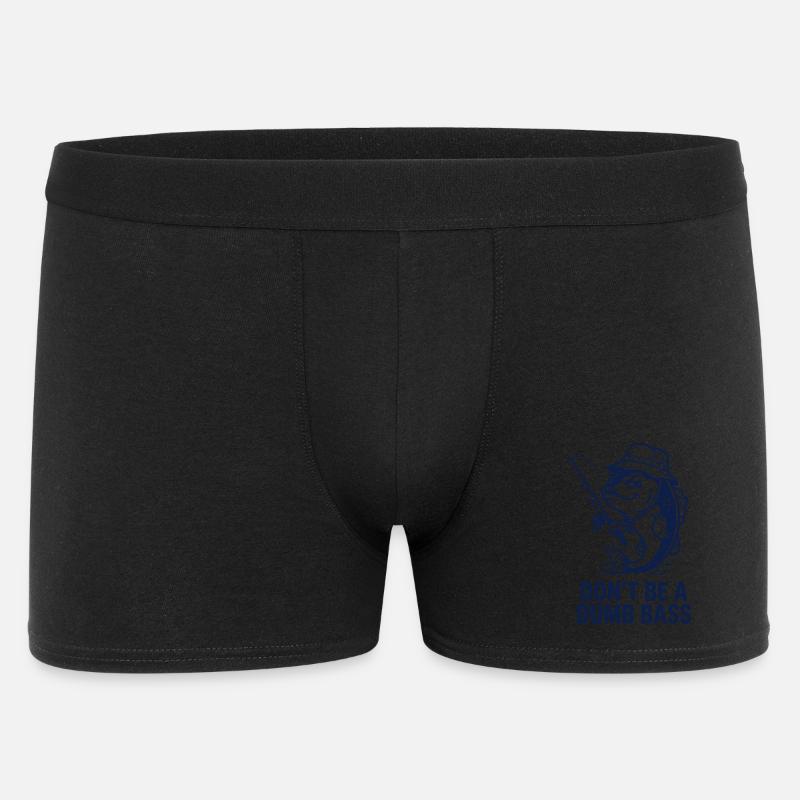 Pêche Pêcheur Pêcheur Bar - Boxer Homme - noir