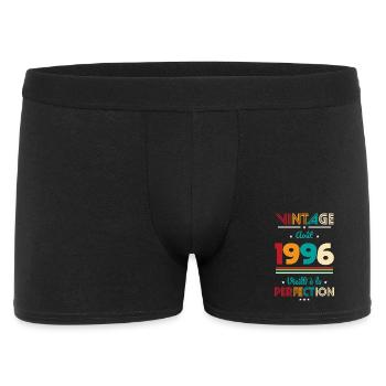 Anniversaire 30 ans - Vintage - Août 1996 - Boxer Homme - noir - Devant