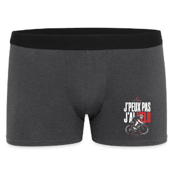J’Peux Pas J’Ai Vélo Racing Style - Boxer Homme - charbon - Devant