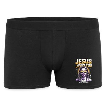 Jesus Loves You Favorite Tee - Men's Boxer Shorts - black - Front