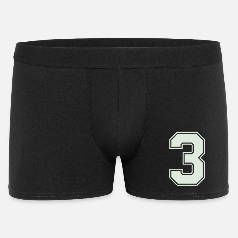 3 - Men's Boxer Shorts - black