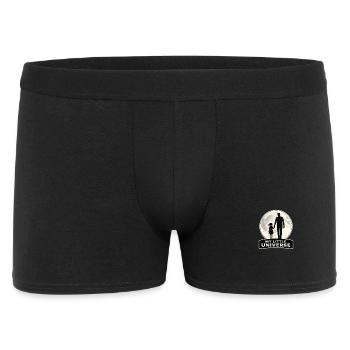 My Little Universe Father Daughter Moon Design - Men's Boxer Shorts - black - Front