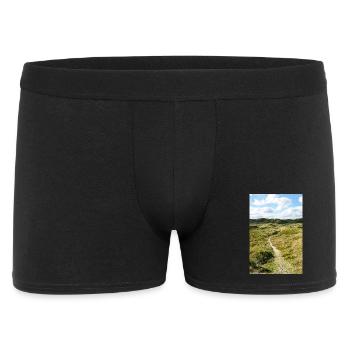 Sentier des Dunes à Søndervig, Danemark - Boxer Homme - noir - Devant