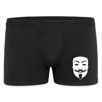Anonymus_Maske - Men's Boxer Shorts - black - Front