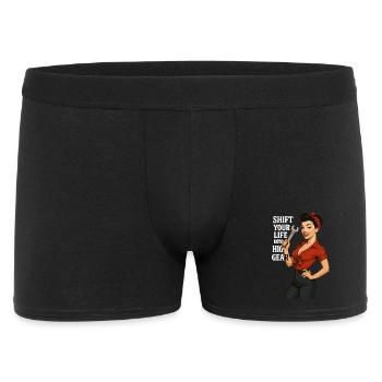 Pin-up Mécanique de voitures : Transforme ta vie - Boxer Homme - noir - Devant