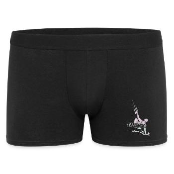 Kitesurfer - Männer Boxer Shorts - Schwarz - Vorne