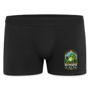 Jeu de mots sur la salade calme roite - Boxer Homme - noir - Devant