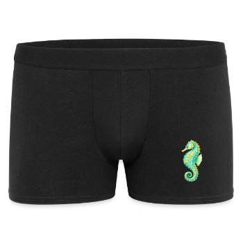 Watercolor Seahorse - Men's Boxer Shorts - black - Front