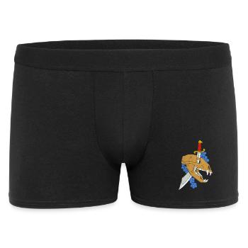 KodiakSkull with dagger and flowers - Men's Boxer Shorts - black - Front
