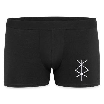 Protection Runes Isa Inguz Algiz - Men's Boxer Shorts - black - Front