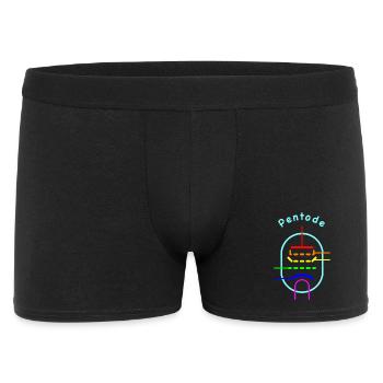 Rainbow Pentode - Vacuum Tube Symbol - Men's Boxer Shorts - black - Front