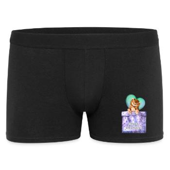 Official sleepshirt cute kitten for a sleepyhead - Men's Boxer Shorts - black - Front