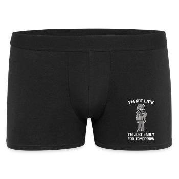 Déclaration d’animal humoristique Paresseux habitants de la jungle - Boxer Homme - noir - Devant