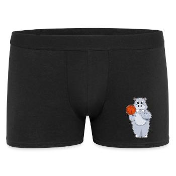 Hippo Basketteur Basketteur - Boxer Homme - noir - Devant