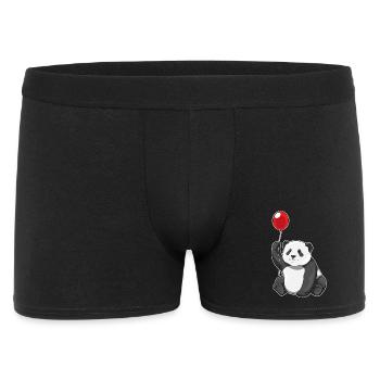 Panda Balloon - Men's Boxer Shorts - black - Front