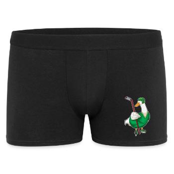 Canard Hockey sur glace Bâton de hockey sur glace - Boxer Homme - noir - Devant