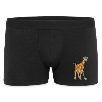 Giraffe Golf Golf Club - Men's Boxer Shorts - black - Front