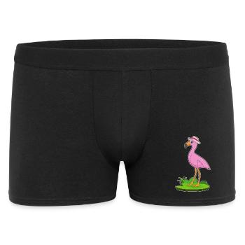 Chapeau de flamant rose - Boxer Homme - noir - Devant