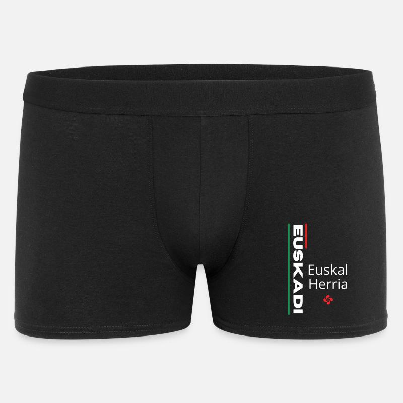 Vibrant Euskal Herria pattern design - Men's Boxer Shorts - black