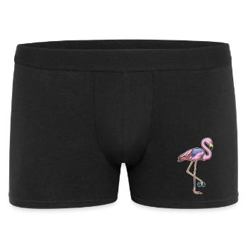 Culturiste Flamingo Bodybuilding avec haltères - Boxer Homme - noir - Devant