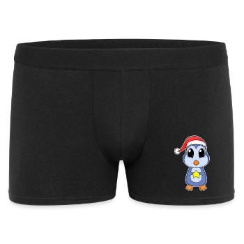 Penguin Christmas - Men's Boxer Shorts - black - Front