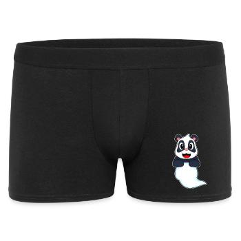 Panda Halloween fantôme - Boxer Homme - noir - Devant
