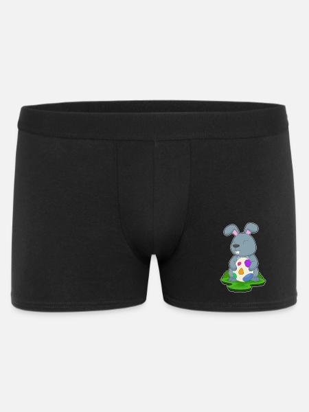 Bunny Easter Easter Egg - Men's Boxer Shorts - black