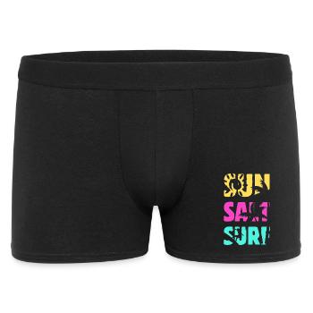 Sun Salt Surf Summer - Men's Boxer Shorts - black - Front