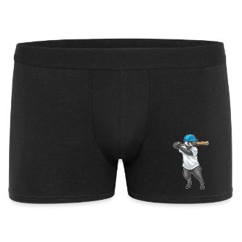 Badger Baseball Baseball Bat - Men's Boxer Shorts - black - Front