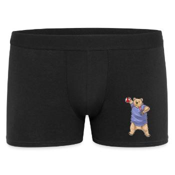 Ours Handball Joueur Handball - Boxer Homme - noir - Devant