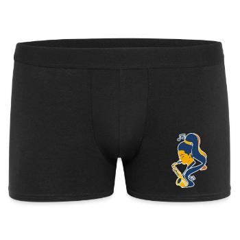 Saxophone Player Comic Look - Men's Boxer Shorts - black - Front