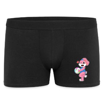 Hase Schwimmen Wasserball Sommer - Männer Boxer Shorts - Schwarz - Vorne
