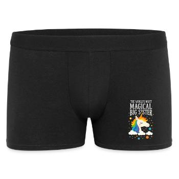 Unicorn Magic Big Sister sister - Men's Boxer Shorts - black - Front