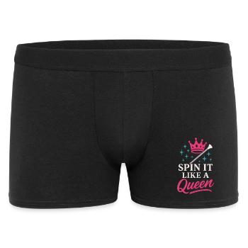 Bâton Twirler Majorette Captain Squad Club - Boxer Homme - noir - Devant