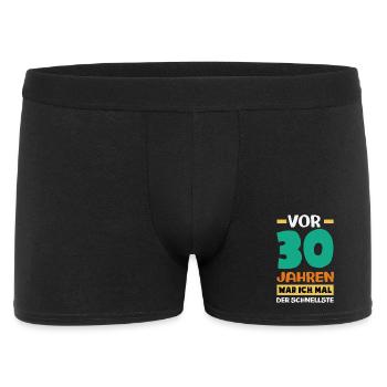 Funny 30th birthday gift - Men's Boxer Shorts - black - Front