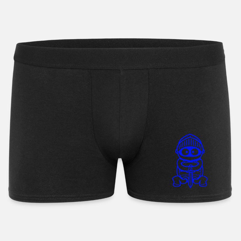 Turtle Knight Épée Fighter Armure Casque - Boxer Homme - noir