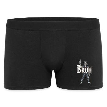 Bruh Skeleton Wippe - Männer Boxer Shorts - Schwarz - Vorne