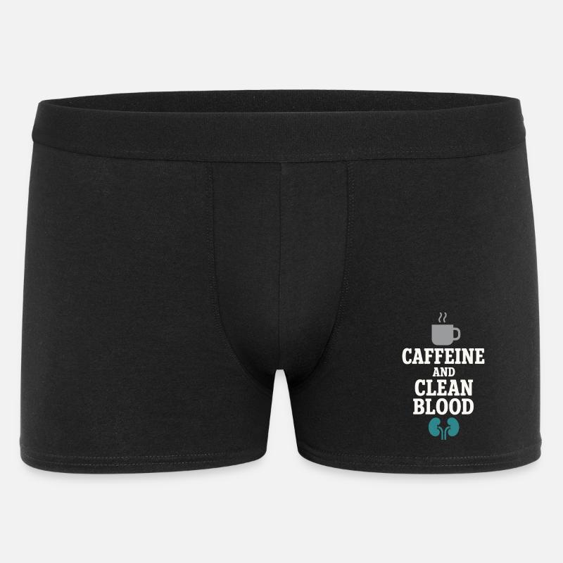 Dialyse, infirmière, technicien, soins rénaux, néphrologie - Boxer Homme - noir