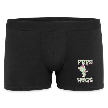 Lustiger Halloween Zombie Bär Süßes Teddy Bärchen - Männer Boxer Shorts - Schwarz - Vorne