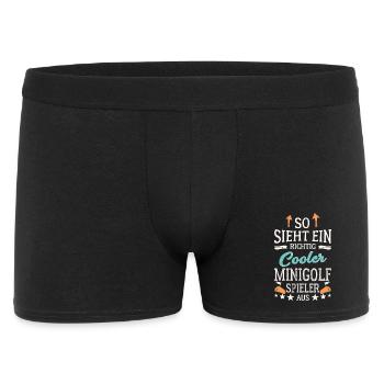 So sieht ein richtig cooler Minigolfspieler aus  - Boxer Homme - noir - Devant