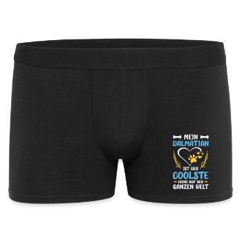 Mein Dalmatiner 1. Geburtstag - Männer Boxer Shorts - Schwarz - Vorne
