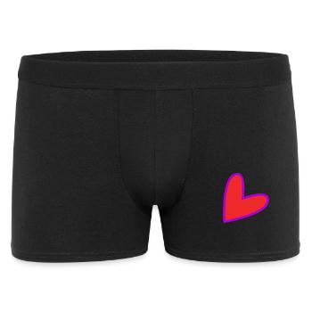 WEIHNACHTEN. FROHE WEIHNACHTEN. FROHE WEIHNACHTEN. WEIHNACHTSMANN - Männer Boxer Shorts - Schwarz - Vorne