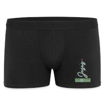 Our Saviour – Christmas Writing - Men's Boxer Shorts - black - Front