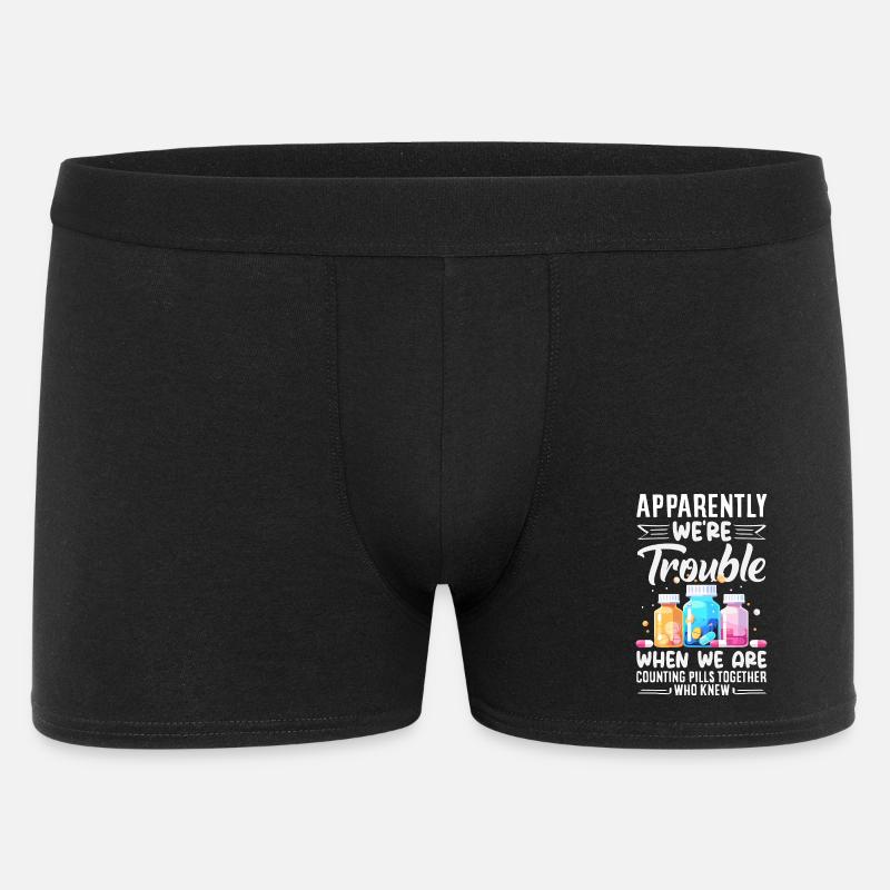 Apotheker Pharmazeutisch-technischer - Männer Boxer Shorts - Schwarz